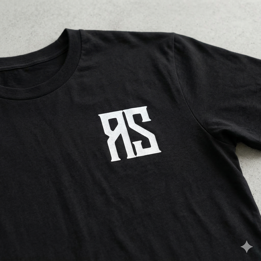 BLACK/WHITE RIGHTEOUS SOLDIERS T SHIRT